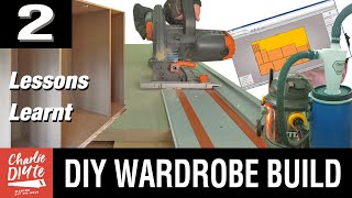 DIY Fitted Wardrobe Build  Lessons Learnt Video 2 [upl. by Harmon]