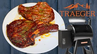 Traeger Steak  Smoked Ribeye Steak [upl. by Helas]