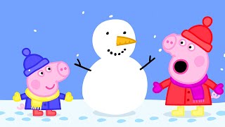 Peppa Pig in Hindi  Snow  Barf  Hindi Cartoons for Kids [upl. by Schreibman]