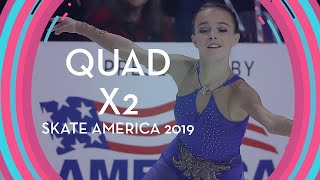 Anna Shcherbakova RUS  Interview  Skate America 2019  GPFigure [upl. by Bullion]