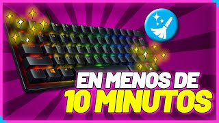 TU TECLADO IMPECABLE en SÓLO 3 PASOS  Como limpiar un teclado mecánico [upl. by Rairb]