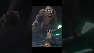 Jedi Survivor Rancor Fight [upl. by Amitak]