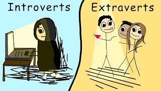 Casually Explained Introverts and Extraverts [upl. by Nedrob]