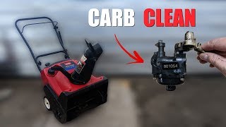 Toro CCR 2450  How to Clean Carburetor [upl. by Norag723]