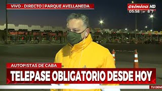 Ya es obligatorio el uso del TelePase en la ciudad [upl. by Odrareg989]