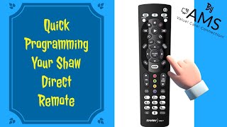 Programming Your Shaw remote [upl. by Ashraf]