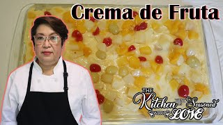 The Best Crema de Fruta  Pinoy Recipe [upl. by Eniamrahs]