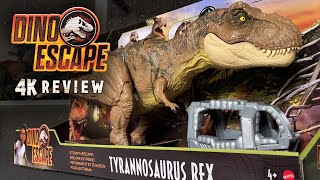 Jurassic World Stomp N Escape TRex Unboxing amp Review 4K  Mattel Dino Escape  collectjurassiccom [upl. by Johann]