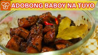 How to Cook Adobong Baboy na Tuyo  Pinoy Easy Recipes [upl. by Adnalahs]