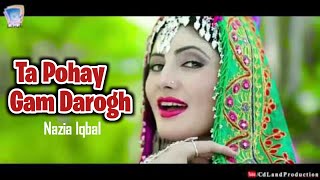 Kha Pa Ta Pohey Gam Darogh Ma Waya Za Darta Yadegam Daroogh Ma Waya  Nazia Iqbal [upl. by Jean-Claude]