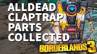 What you build from all Dead Claptrap parts Borderlands 3 VRON1CA [upl. by Auqinaj719]