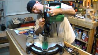 How to change a miter saw blade [upl. by Lorain437]