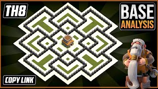 THE BEAST TH8 HYBRIDTROPHY Base 2023 Town Hall 8 Hybrid Base Design – Clash of Clans [upl. by Daniels]