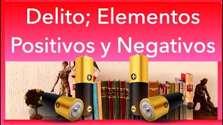 El Delito Elementos Positivos y Negativos [upl. by Serilda413]