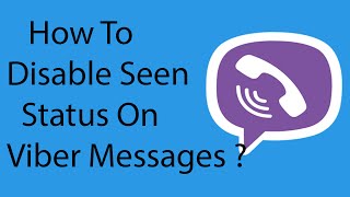 How to Disable or Remove Seen Status On Viber Messages 2016 [upl. by Holt]