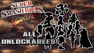 All Unlockables In Super Smash Bros Brawl [upl. by Suirtimed]