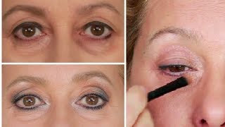 Borse sotto gli occhi Come nasconderle con il make up Anche per over 50 [upl. by Enellek]