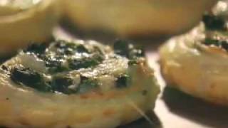 Spinach Cheese Swirls Puff Pastry Recipe [upl. by Niela951]