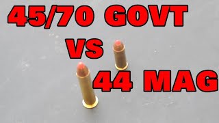 4570GOVT vs 44MAG LEVERevolution PENETRATION [upl. by Zosima]