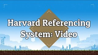 Harvard Referencing System Video [upl. by Nosiddam430]