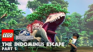 Part 5 LEGO® Jurassic World The Indominus Escape  Jurassic World [upl. by Dickman88]