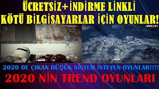 KÖTÜ PC İÇİN İNTERNETSİZ EN İYİ 10 OYUNİNDİRME LİNKLİ [upl. by Reeva]