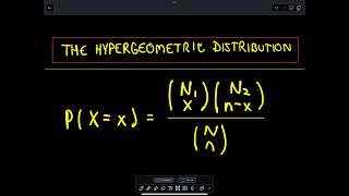 The Hypergeometric Distributiion  A Basic Example [upl. by Niro]