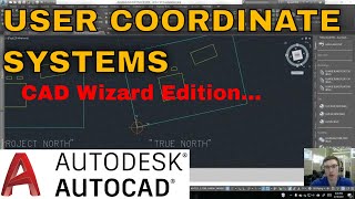 Autocad User Coordinate System UCS WCS basics [upl. by Yrocaj]