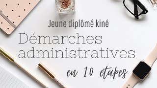 Diplômé Kiné  Démarches administratives en 10 étapes [upl. by Pogah]