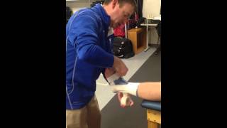 Athletic Training quotHow to Tape an Anklequot [upl. by Stearns]