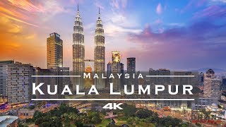 Kuala Lumpur Malaysia 🇲🇾  by drone 4K [upl. by Eibbil262]