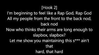 Eminem  Rap God Lyrics CLEAN EDIT [upl. by Felty676]