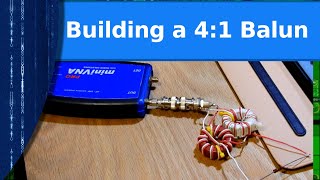 Ham Radio  Building a 41 balun [upl. by Hernandez295]