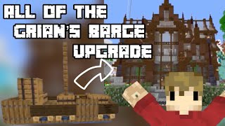 All of The Grian’s Barge Upgrades [upl. by Yralih]