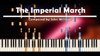 The Imperial March  Star Wars  Piano Tutorial [upl. by Derward]