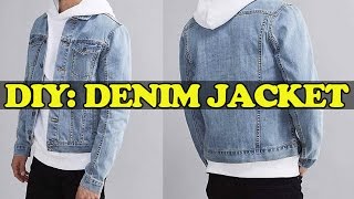 DIY Denim Jacket from Scratch [upl. by Ocirderf681]