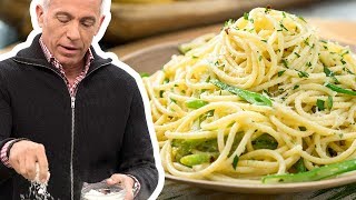 Geoffrey Zakarians Bucatini al Limone  Food Network [upl. by Murdocca274]