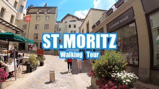 St Moritz Switzerland 🇨🇭 Walking Tour in 4K [upl. by Eerat]