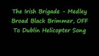 The Irish Brigade  Medley Broad Black BrimmerOFF To DublinHelicopter Song [upl. by Cynde94]