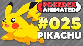 Pokedex Animated  Pikachu [upl. by Abbie316]