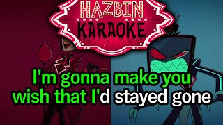 Stayed Gone  Hazbin Hotel Karaoke [upl. by Annauqaj696]