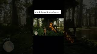 Most Dramatic Death in RDR2 [upl. by Luar674]