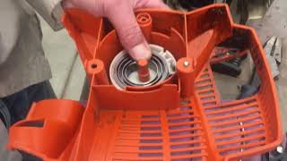 STIHL trimmer proper cord replacement [upl. by Trauner]