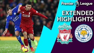 Liverpool v Leicester City  PREMIER LEAGUE EXTENDED HIGHLIGHTS  13019  NBC Sports [upl. by Ellan]