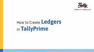 How to Create Ledgers in TallyPrime  Tally Learning Hub [upl. by Alimaj]