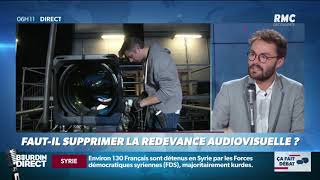 Fautil supprimer la redevance audiovisuelle Ça fait débat sur RMC [upl. by Adnileb]