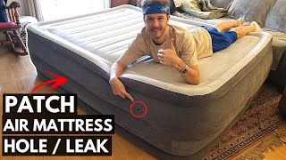 How To Find amp FIX Hole in Leaky Air Mattress Jonny DIY [upl. by Trust178]