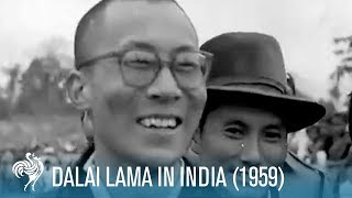 Dalai Lama In India 1959  British Pathé [upl. by Ado]