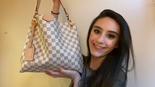 Louis Vuitton Graceful PM Review amp What’s in My Bag [upl. by Lynna625]