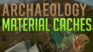 Archaeology Material Cache locations 199  Runescape 3 guide [upl. by Gabrila636]